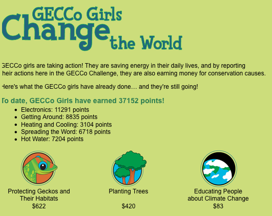 A page from the GECCo Challenge website