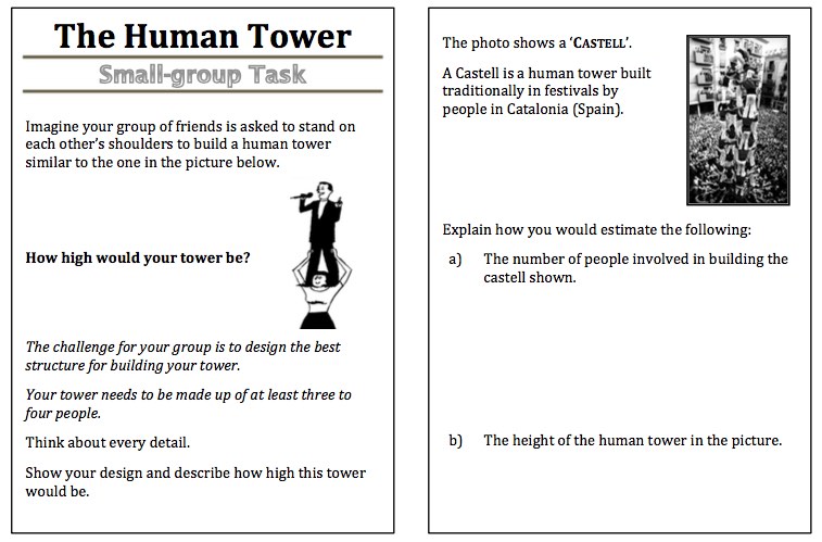 Image of Human Tower task