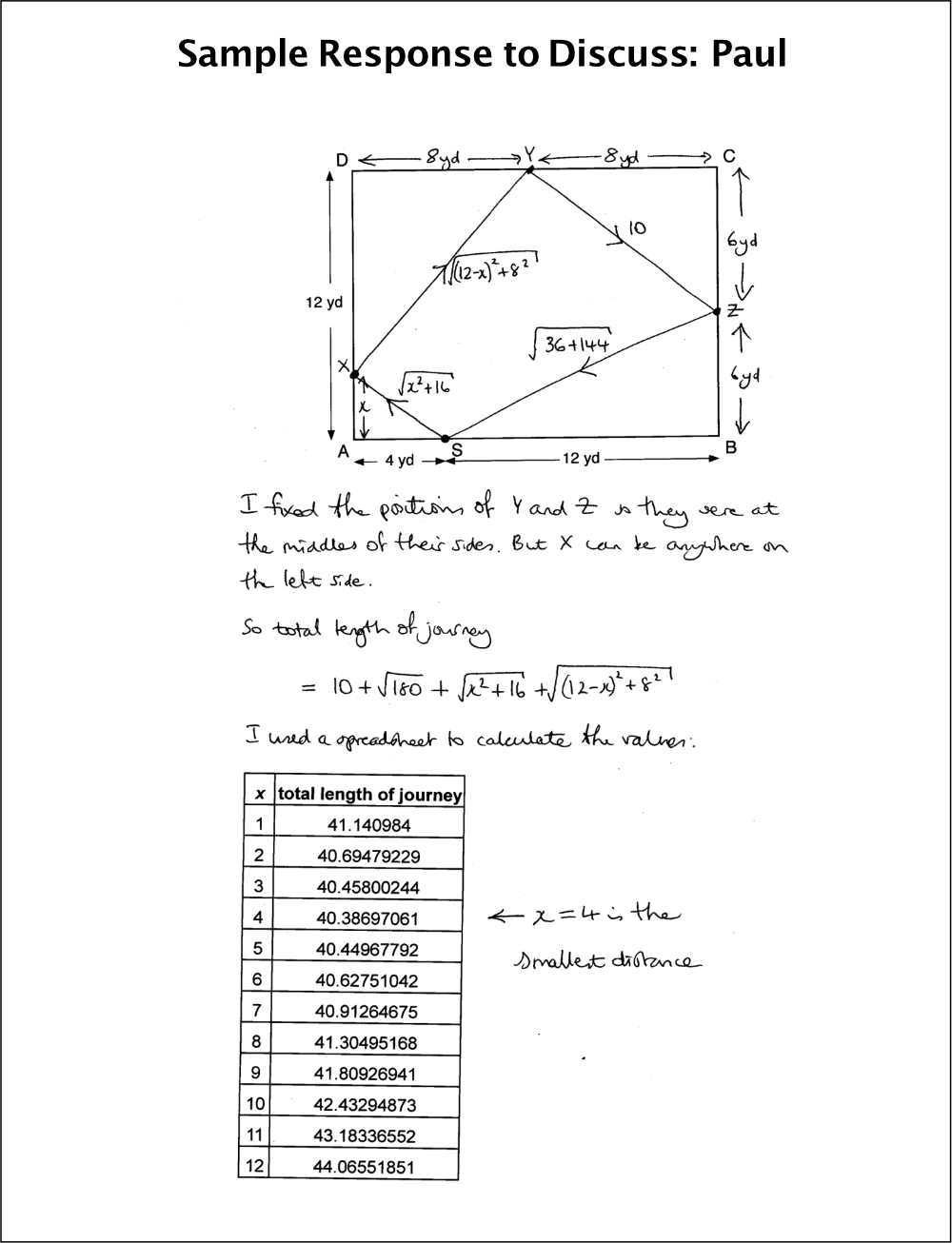 Sample response B